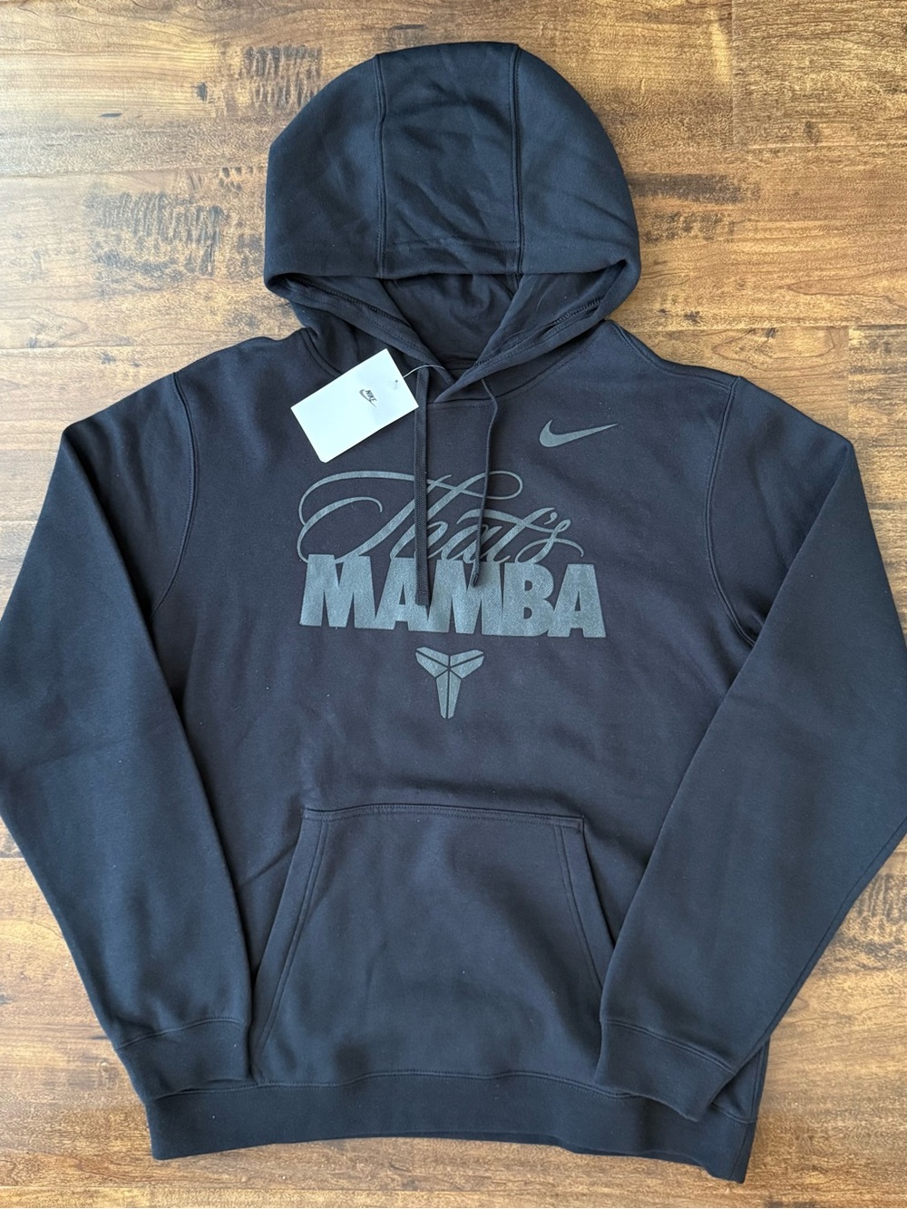 Nike “That’s Mamba” Graphic Logo Pullover Hoodie Black Men’s L